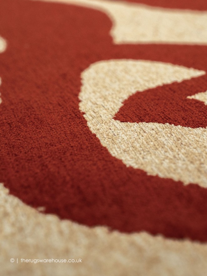 Ribbon Red Rug - 9