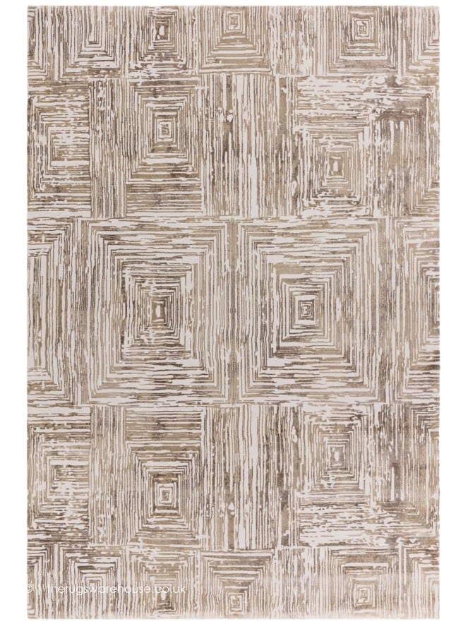 Kuza Portrait Beige Rug - 10