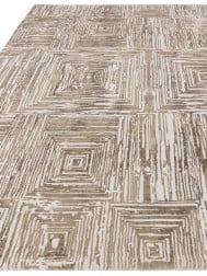 Kuza Portrait Beige Rug - Thumbnail - 8