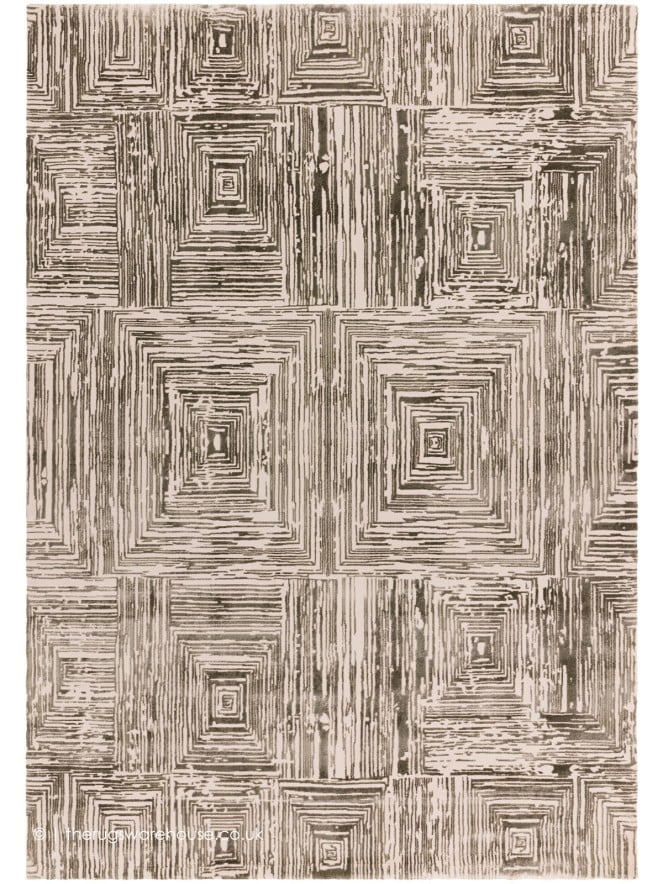 Kuza Portrait Khaki Rug - 9