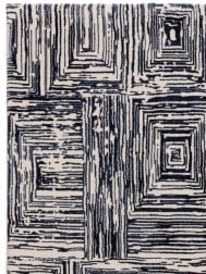 Kuza Portrait Navy Rug - Thumbnail - 6