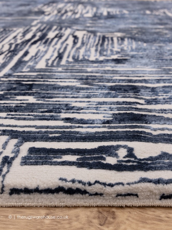 Kuza Portrait Navy Rug - 3